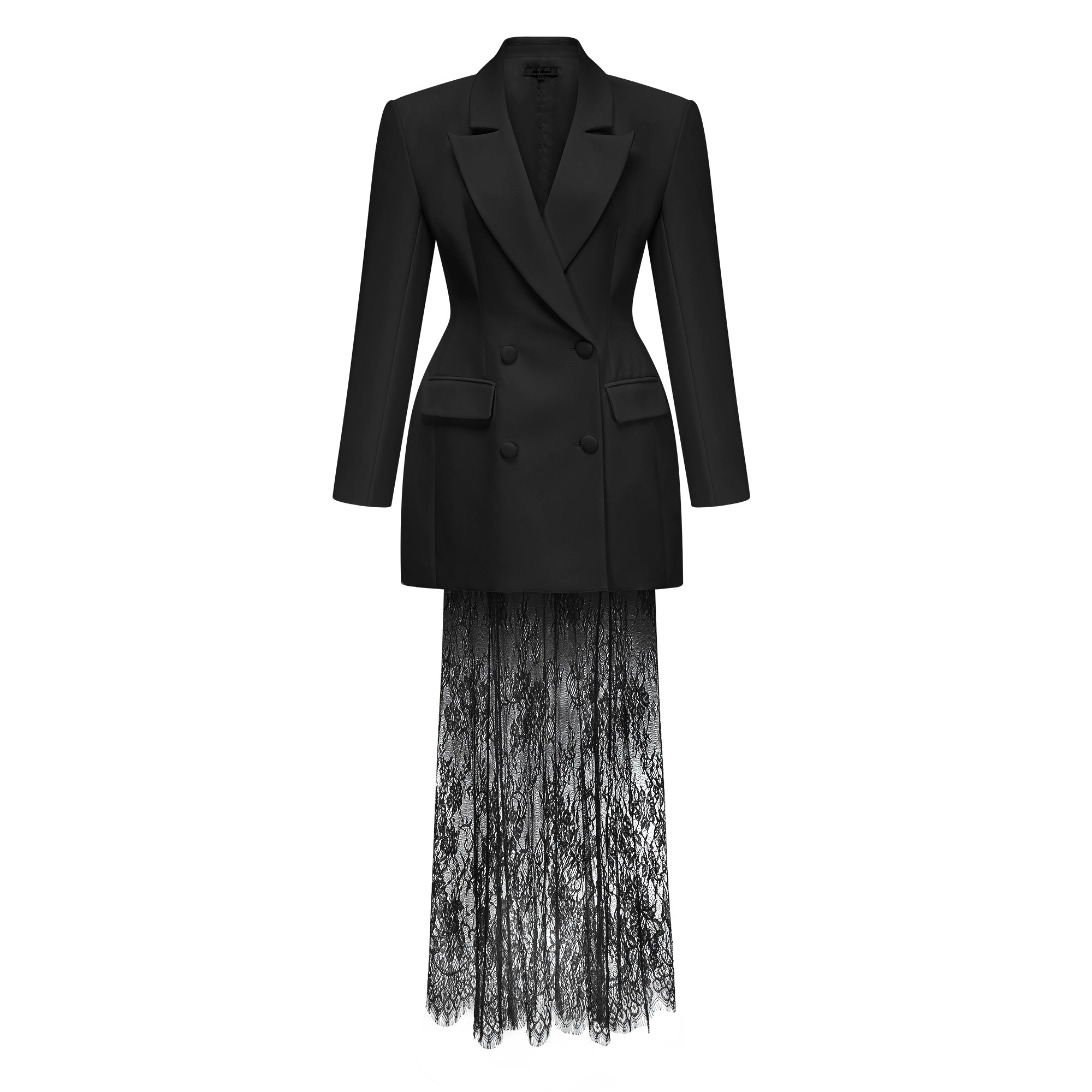Martina | Conjunto Blazer y Falda Encaje