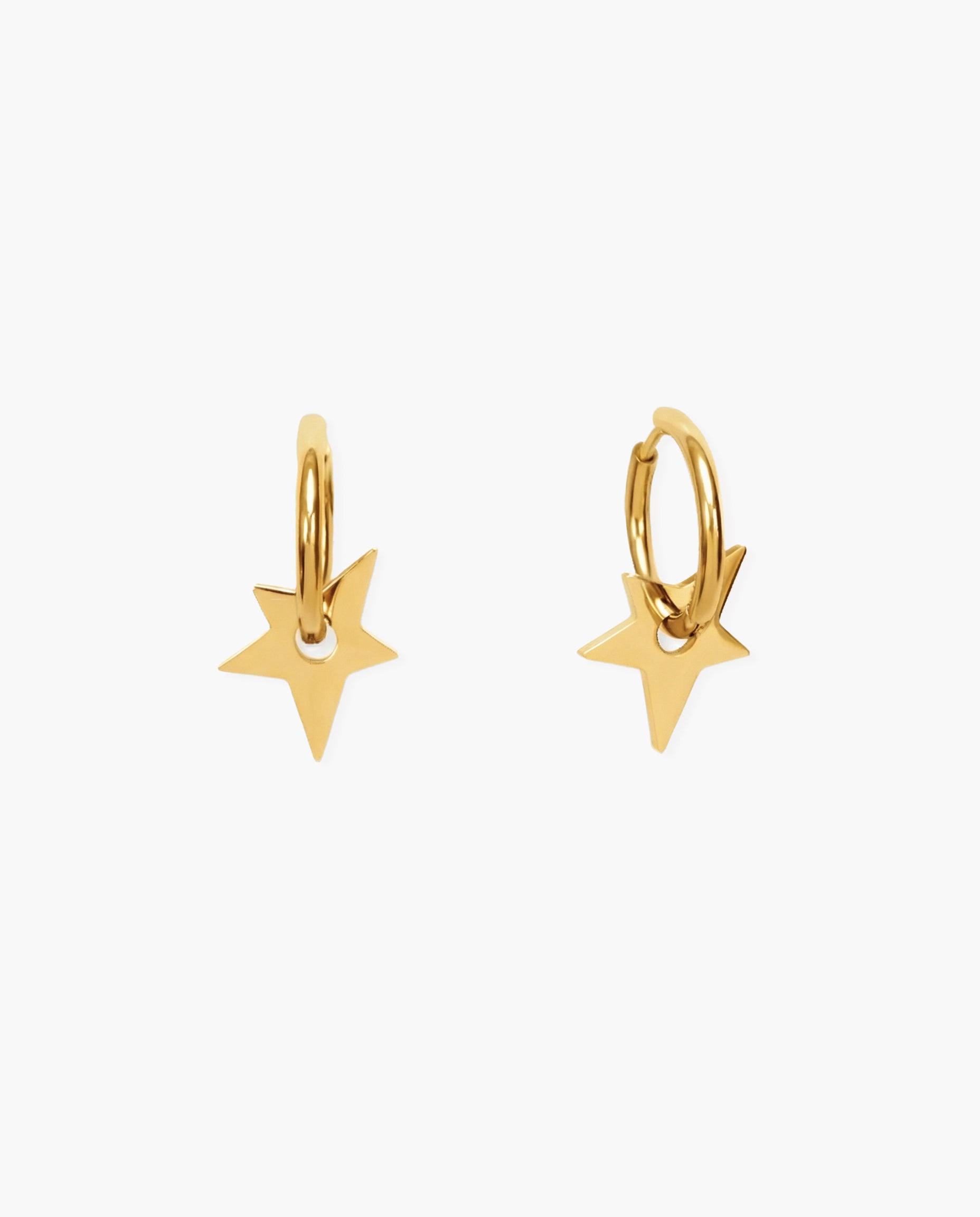 Pendientes Estrella en Plata