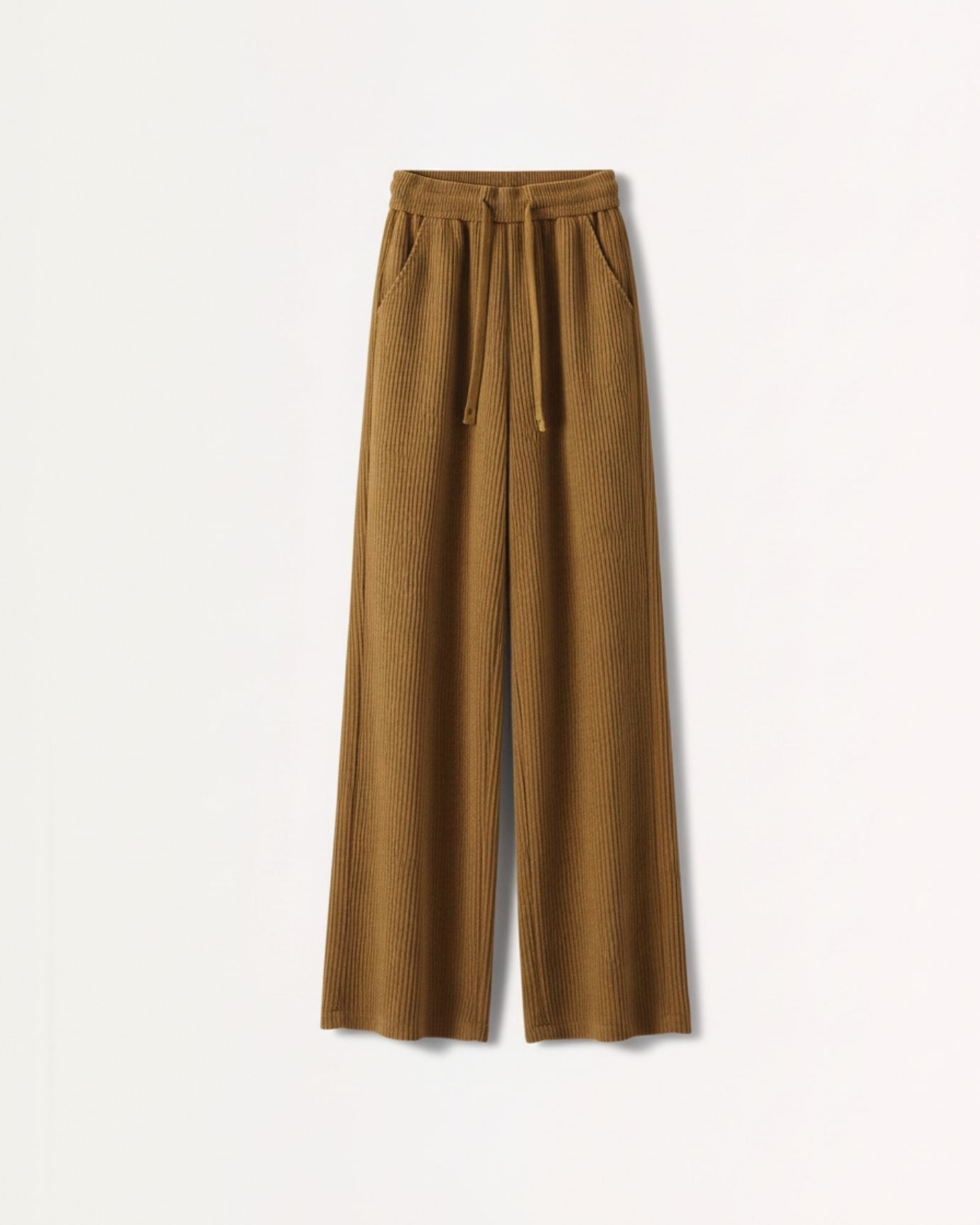 Pantalones de Pana de Talle Alto para Mujer — Estilo Old Money