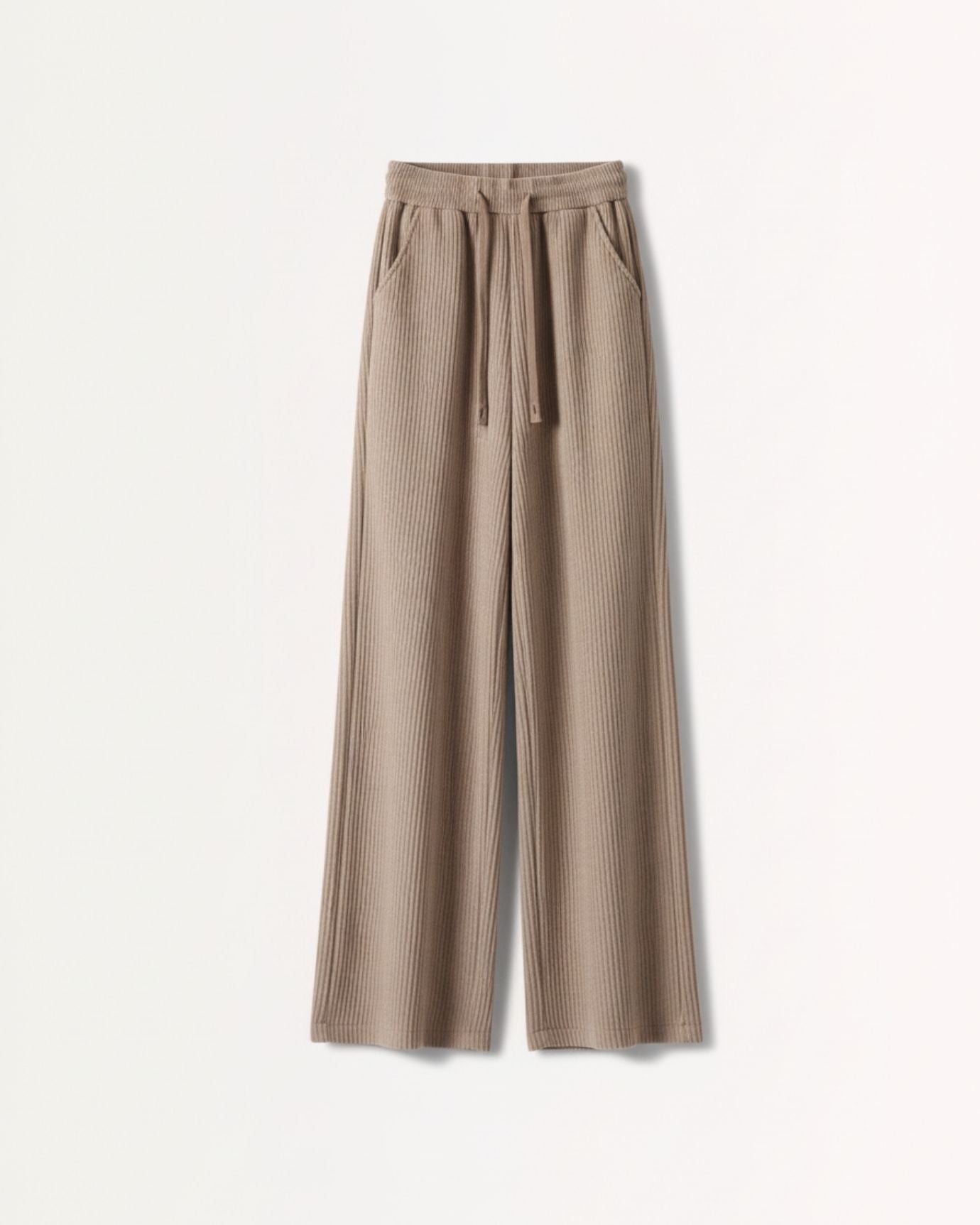 Pantalones de Pana de Talle Alto para Mujer — Estilo Old Money