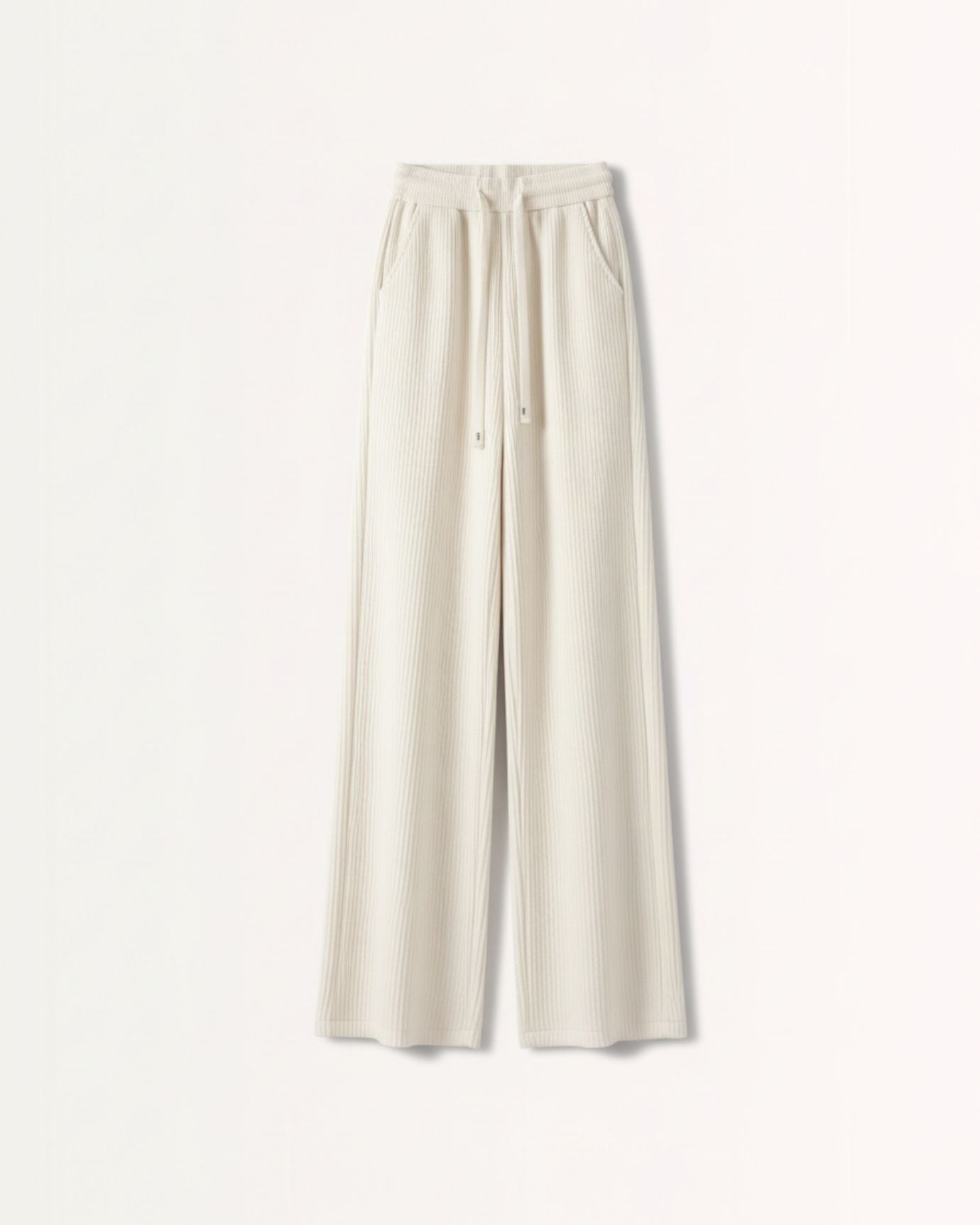 Pantalones de Pana de Talle Alto para Mujer — Estilo Old Money
