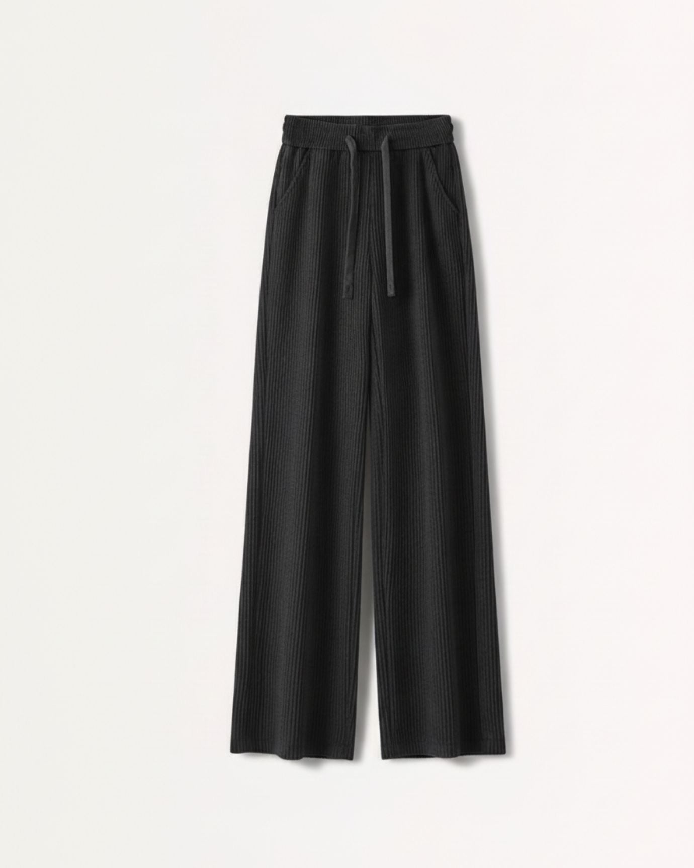 Pantalones de Pana de Talle Alto para Mujer — Estilo Old Money