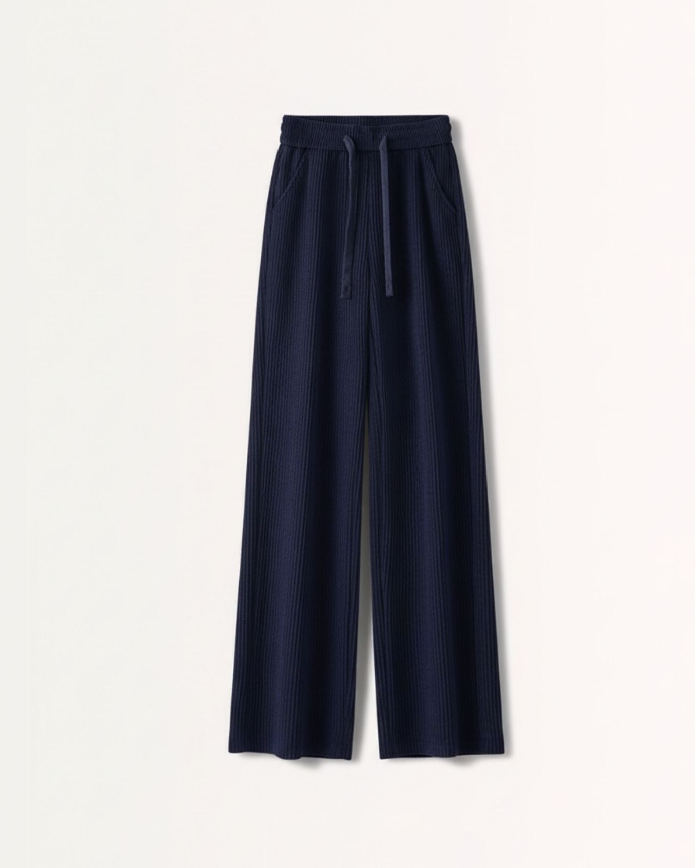 Pantalones de Pana de Talle Alto para Mujer — Estilo Old Money