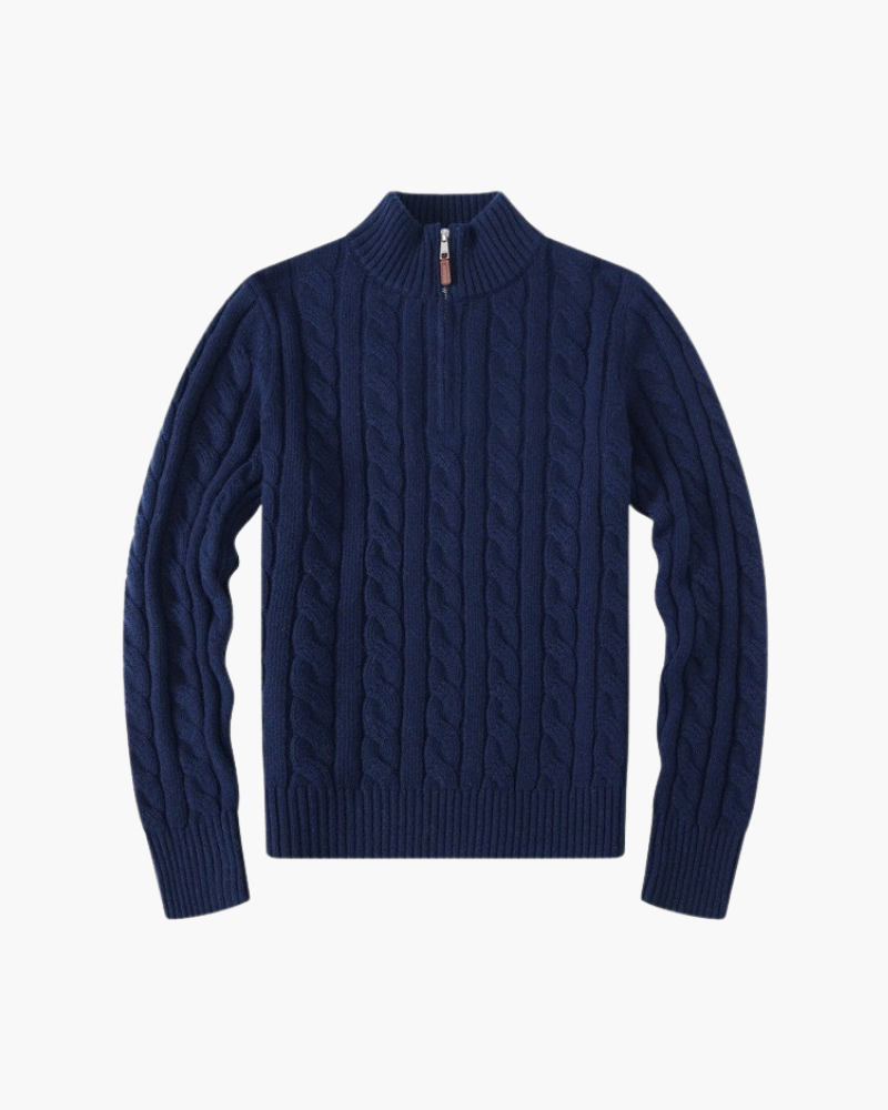 Cristina | Jersey Cremallera Cuello Alto