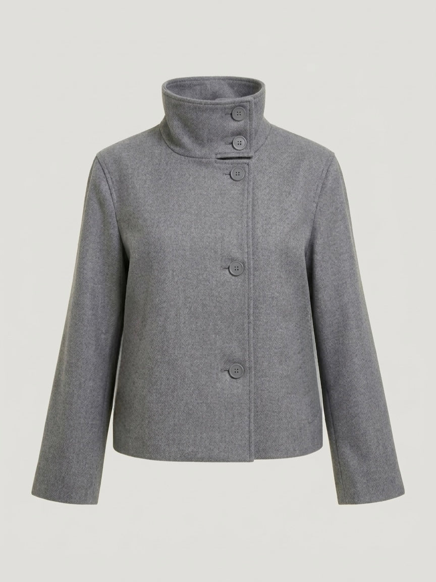 Martha | Chaqueta Marinera con Cuello Alto y Botones
