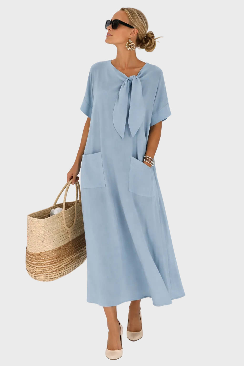 Ella | Vestido Elegante con Bolsillos