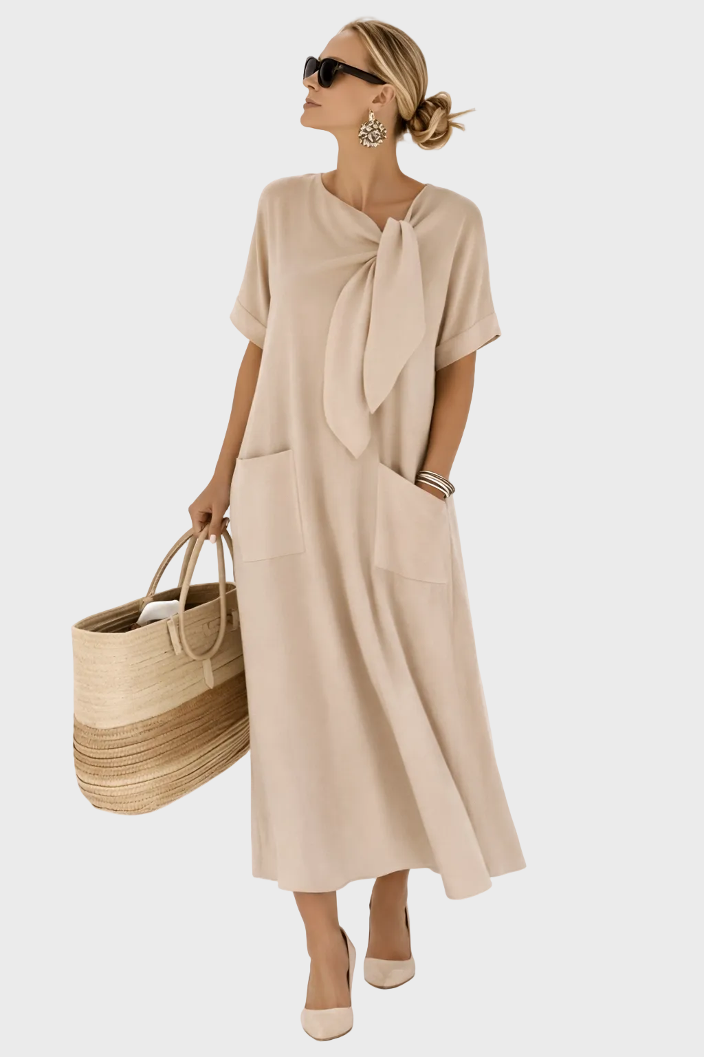 Ella | Vestido Elegante con Bolsillos