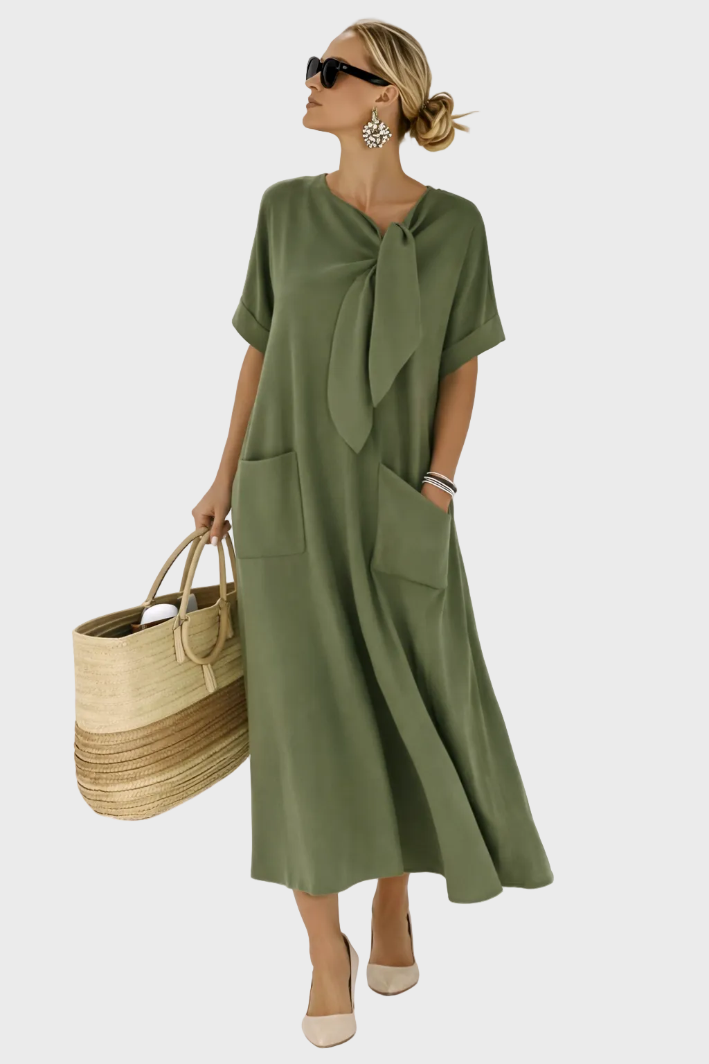 Ella | Vestido Elegante con Bolsillos