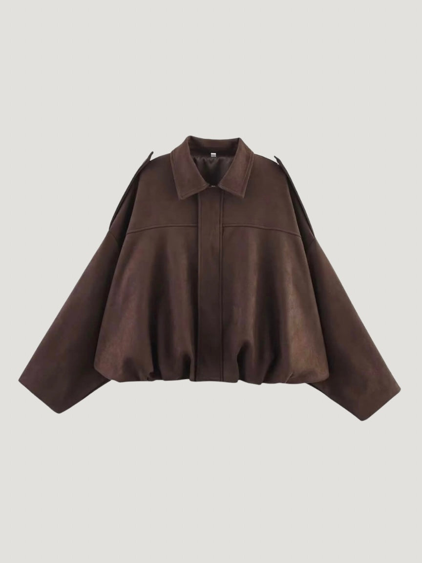 Lara | Cazadora Bomber de Ante