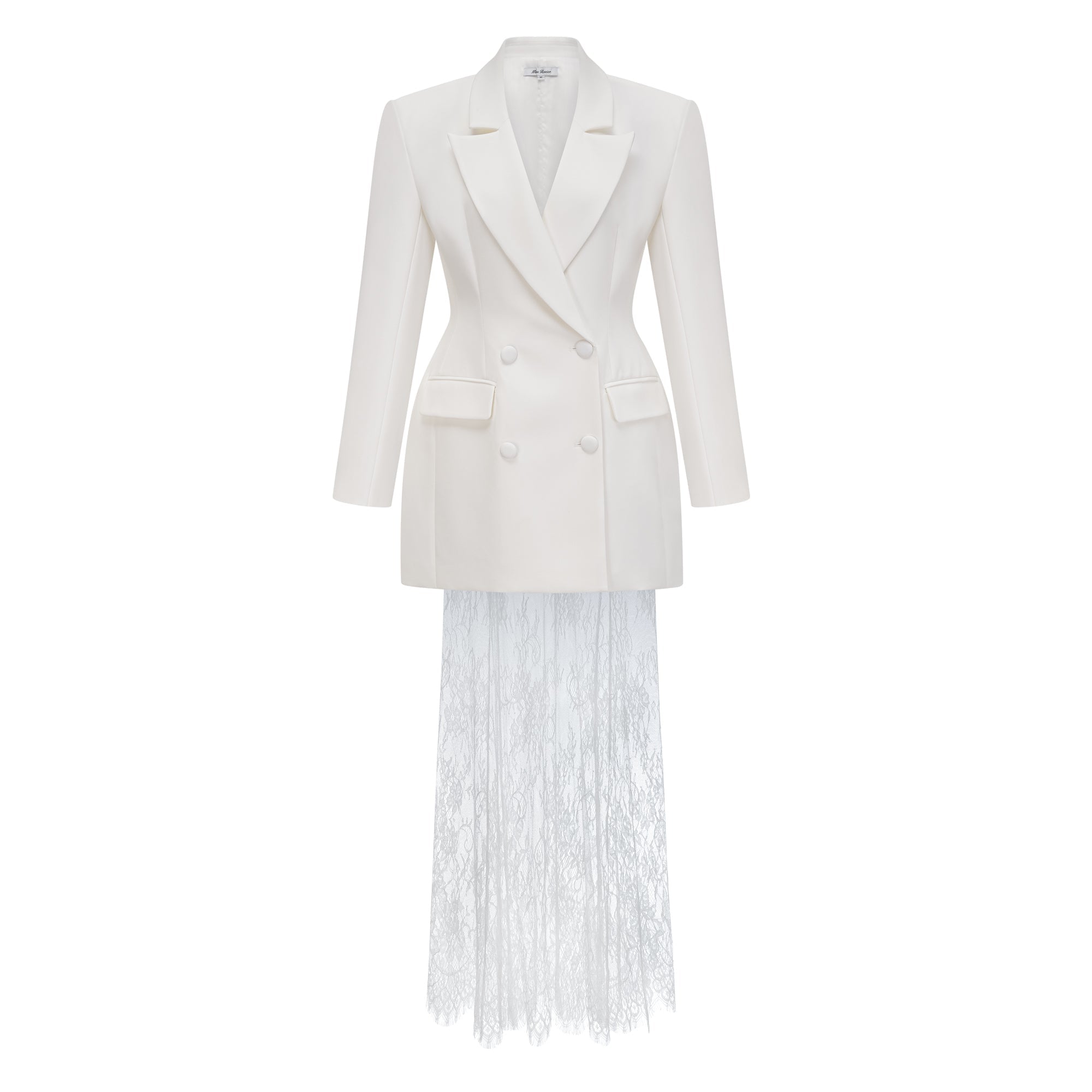Martina | Conjunto Blazer y Falda Encaje