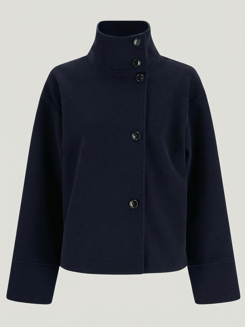 Martha | Chaqueta Marinera con Cuello Alto y Botones