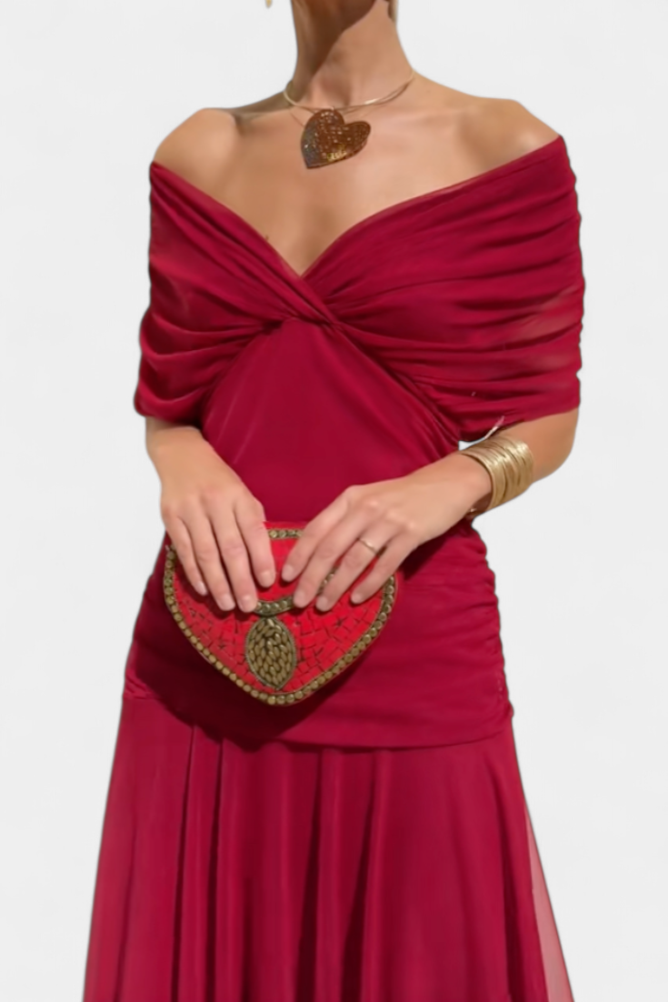 Vivian | Vestido Largo Floral Escote en V