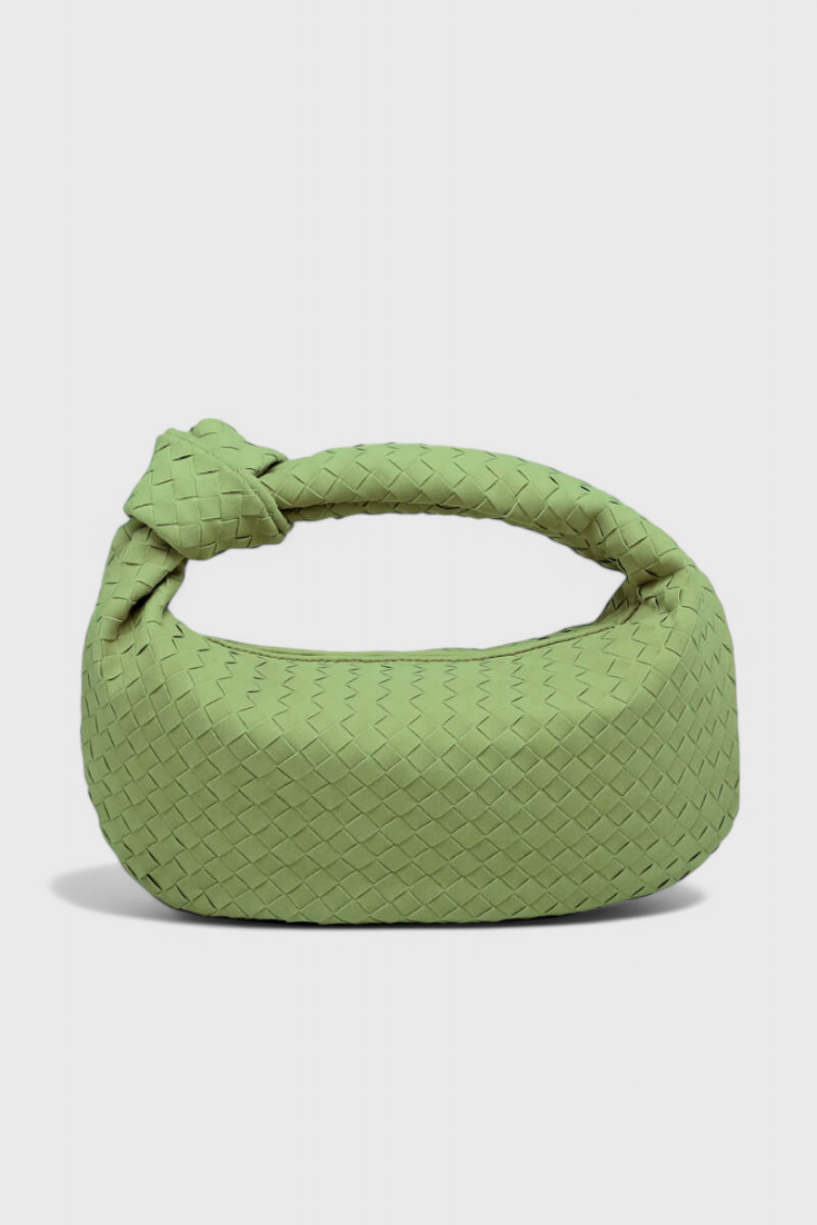 Lila | Bolso Mediano Woven con Detalle de Nudo