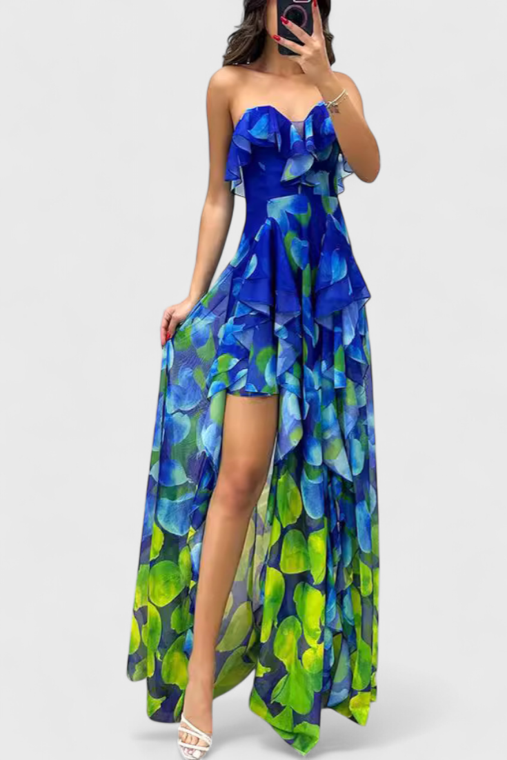 Andy | Vestido Maxi de Volantes