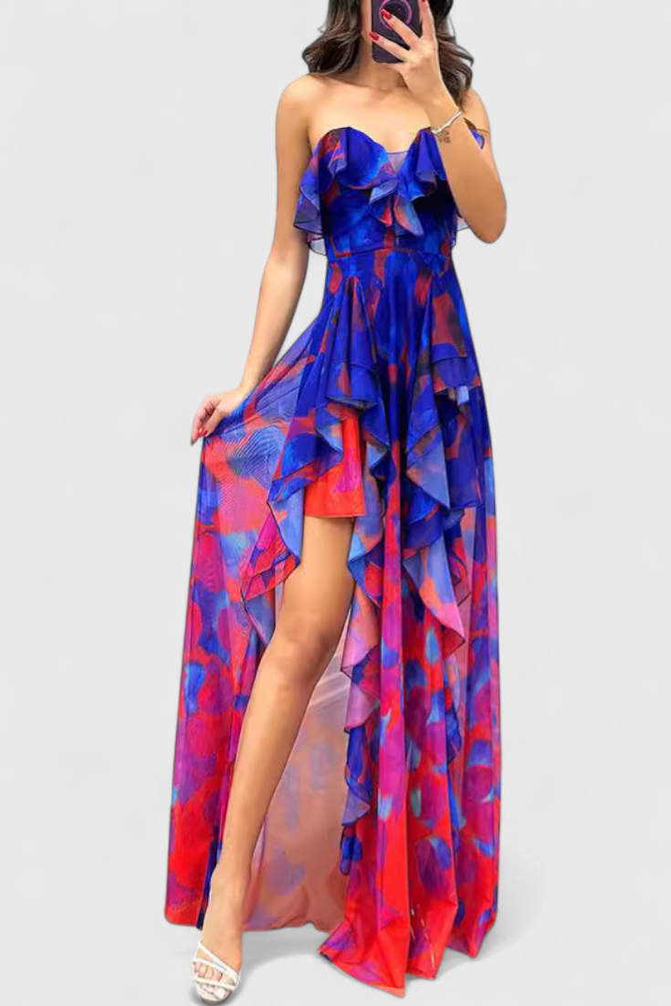 Andy | Vestido Maxi de Volantes