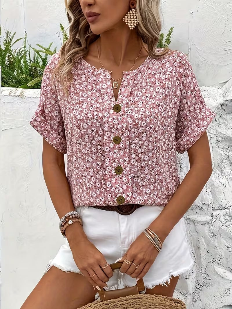 Cati | Top Floral de Verano Elegante