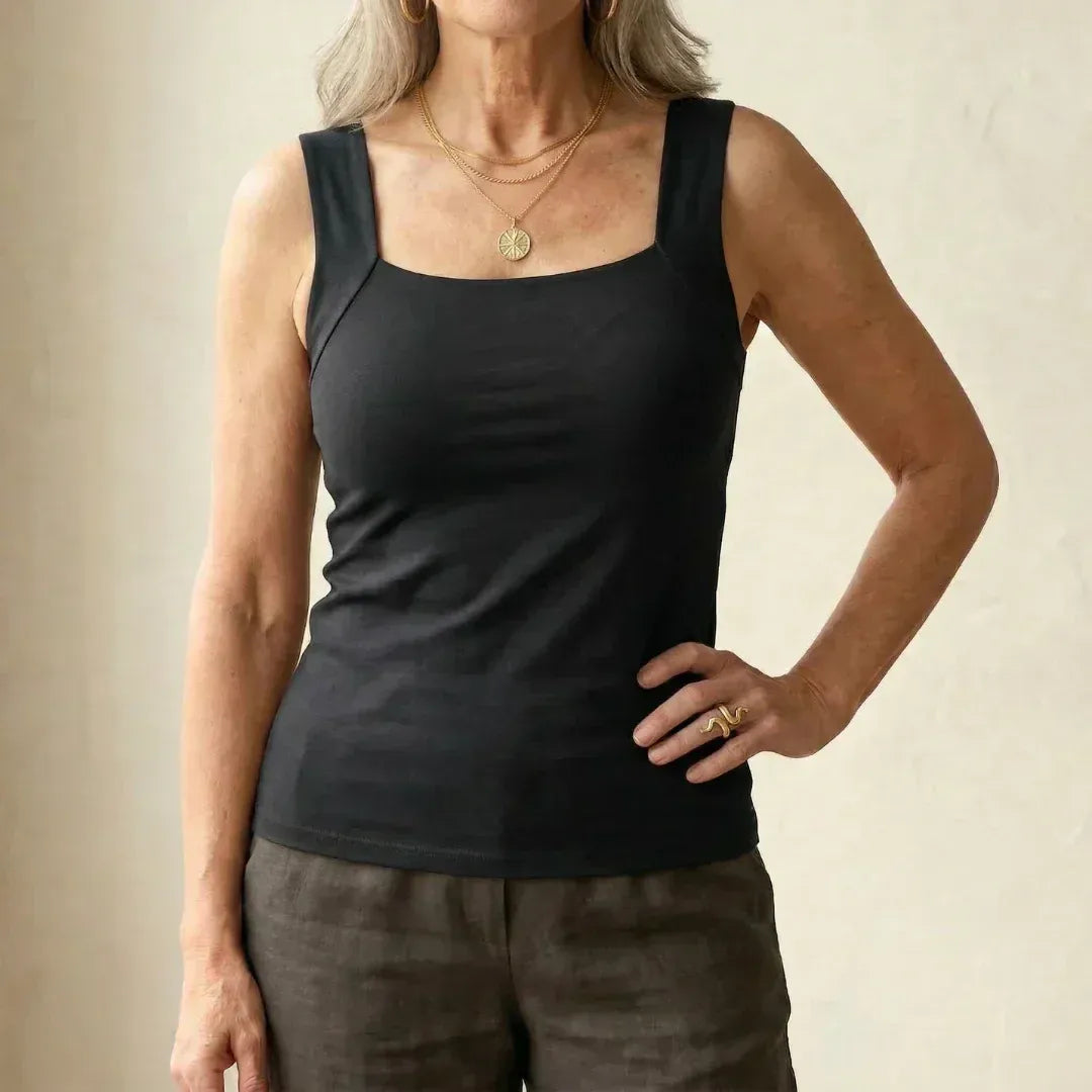 Roxana | Camiseta de Tirantes con Sujetador Integrado