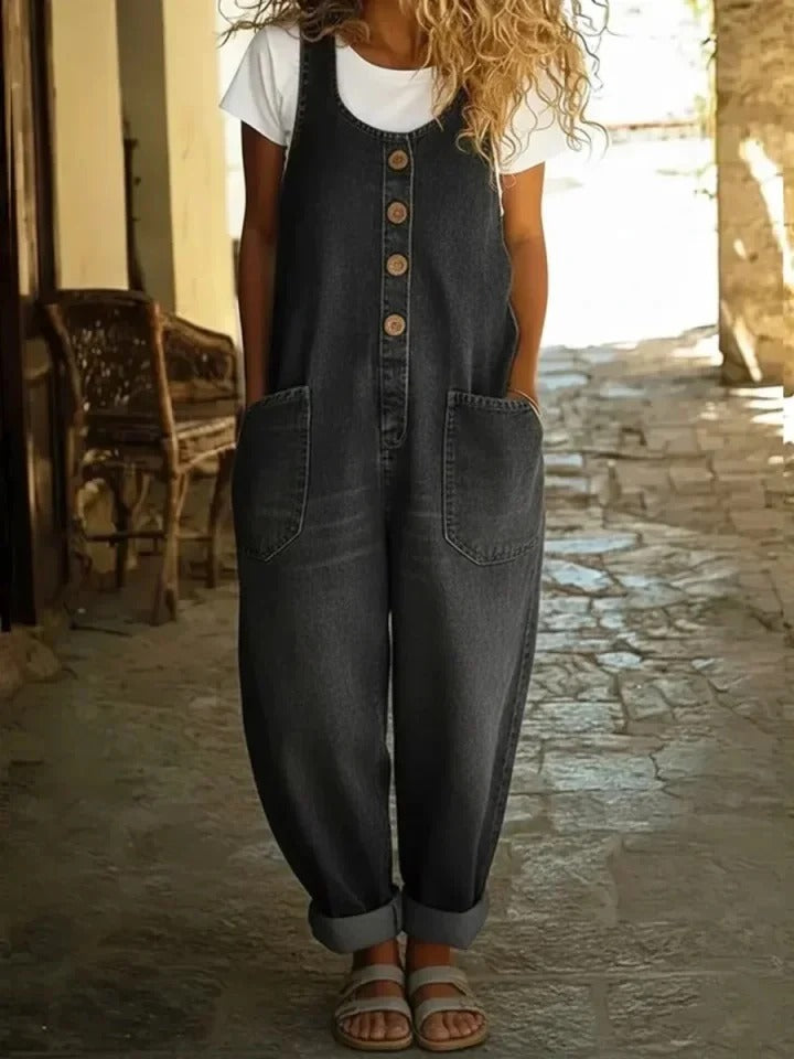 Sara | Peto de Algodón Denim con Lavado Vintage