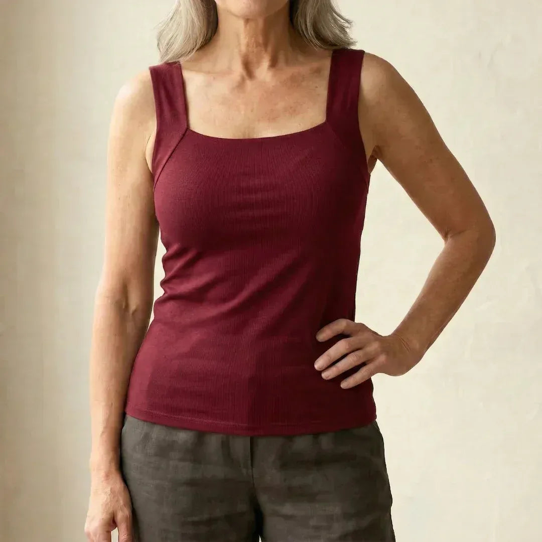 Roxana | Camiseta de Tirantes con Sujetador Integrado