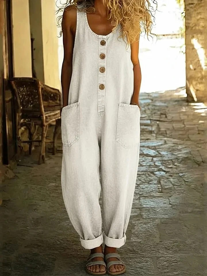 Sara | Peto de Algodón Denim con Lavado Vintage