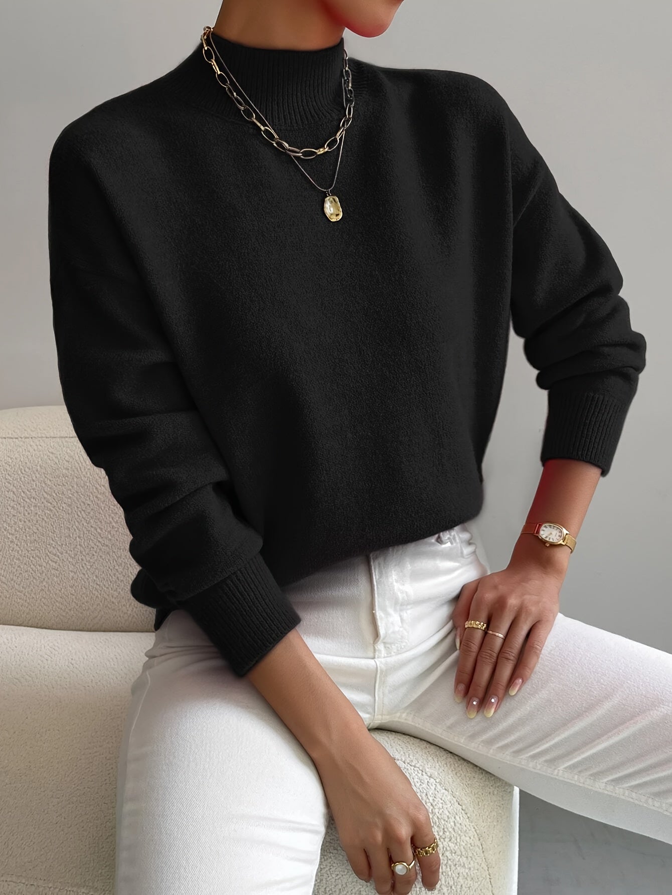 Elina | Suéter Premium Tacto Cachemira
