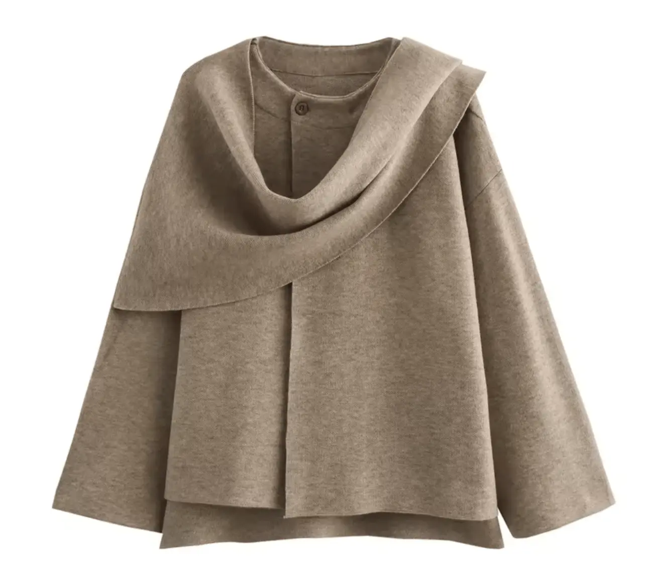 MIRAE – Elegante chaqueta tipo capa para mujer